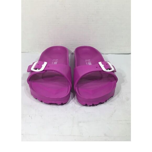 Birkenstock Womens Madrid EVA Pink Slides Sandals - Picture 2 of 6